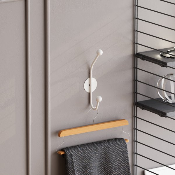 Rhino-Kleiderbügel - Weiß Rhino-Kleiderbügel - Weiß