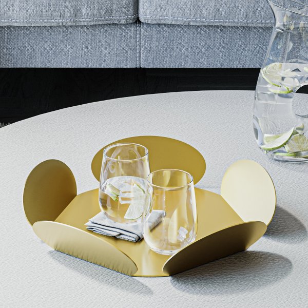 Rhodes Dekoschale - Gold Rhodes Dekoschale - Gold