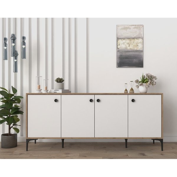 Eidur Sideboard - Eiche/Weiß Eidur Sideboard - Eiche/Weiß