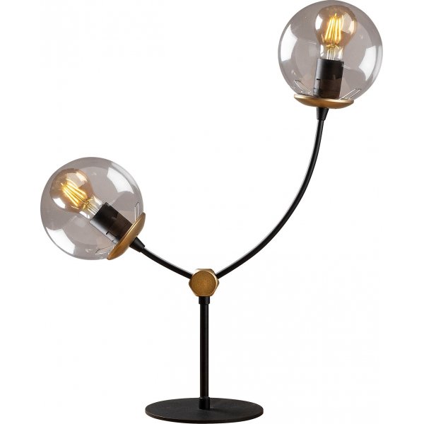 Chromozom Tischlampe - Schwarz