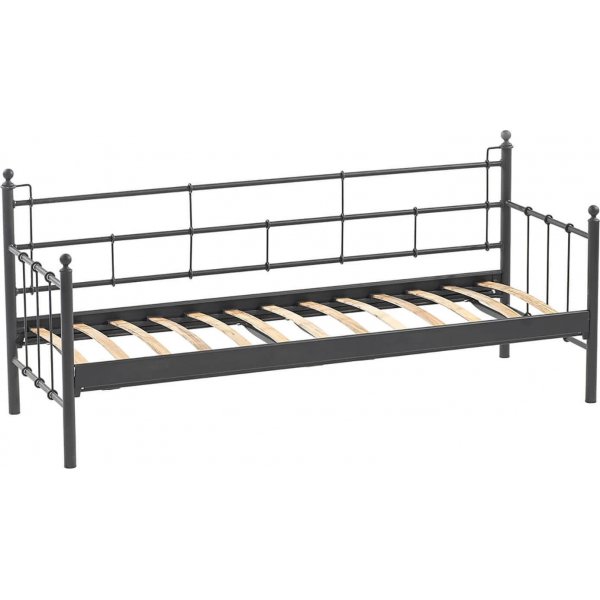 Lalas 3-Sitzer Outdoor-Sofa - Schwarz/Rauch + Fleckentferner fr Mbel