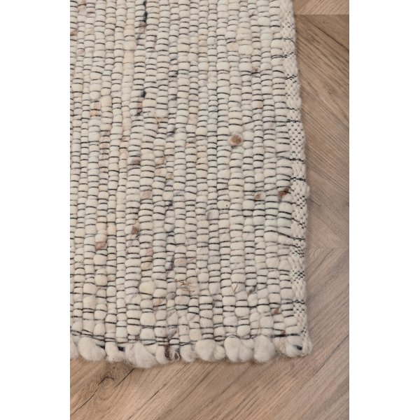 Wollteppich Pontus - Weiß/Beige Wollteppich Pontus - Weiß/Beige