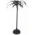 Palmenleuchter Hhe 71 cm - Altsilber