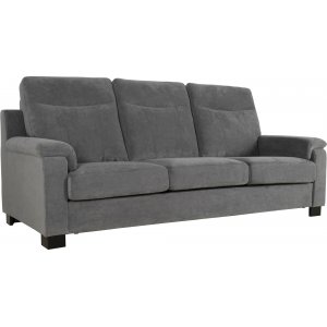 Atlas 3-Sitzer-Sofa in Grau mit hoher Rckenlehne + Fleckentferner fr Mbel