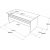 Vista Schreibtisch 180x89,5 cm - Braun/Beton/Anthrazit