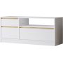Luvio Medienbank 7 - Eiche/wei