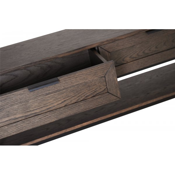 Zion Konsolentisch 120 x 36 cm - Geöltes braunes Eichenfurnier Zion Konsolentisch 120 x 36 cm - Geöltes braunes Eichenfurnier