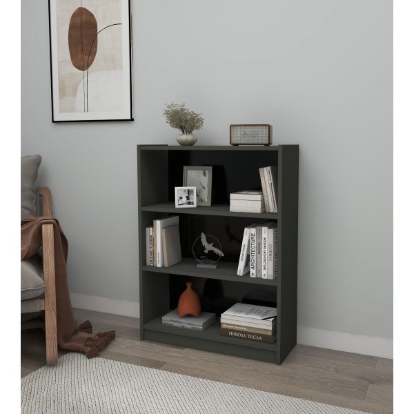 Bücherregal für den Urlaub - Dunkelgrau Bücherregal für den Urlaub - Dunkelgrau