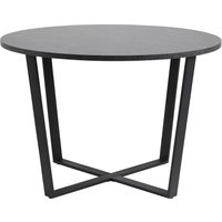 Amble runder Esstisch Ø110 cm - Schwarz/Marmor Amble runder Esstisch Ø110 cm - Schwarz/Marmor