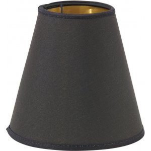 PRHome Innenring aus Metall - Schwarz/Gold - 15 cm