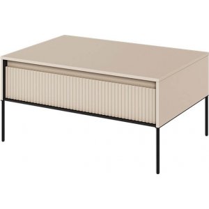 Trend-Couchtisch - Beige/Schwarz