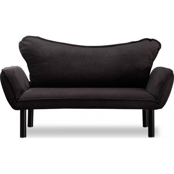 Chatto 2-Sitzer Schlafsofa - Schwarz