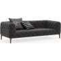 Modisches 2-Sitzer-Sofa - Grau