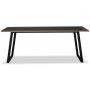 Edge 3.0 Essgruppe 190x90 cm inkl. 6 schwarzen Freischwingern Castor - Schwarz Hochdrucklaminat (HPL)
