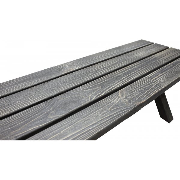 Scottsdale Sitzbank 100 cm - Shabby Chic Grau