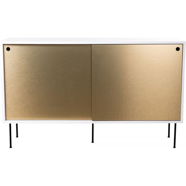 Volume Sideboard 132 cm - Wei/Messing