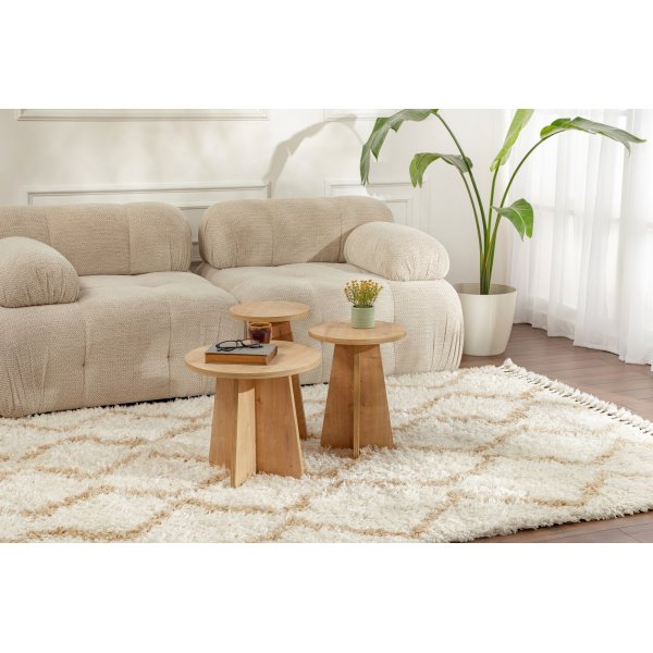 Lume Couchtisch-Set - Saphireiche Lume Couchtisch-Set - Saphireiche