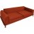 Nero 3-Sitzer-Sofa - Rot