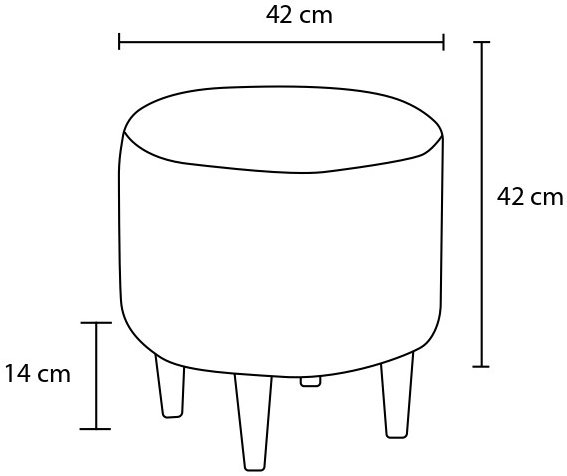 Findik Hocker - Dunkelgrau Findik Hocker - Dunkelgrau