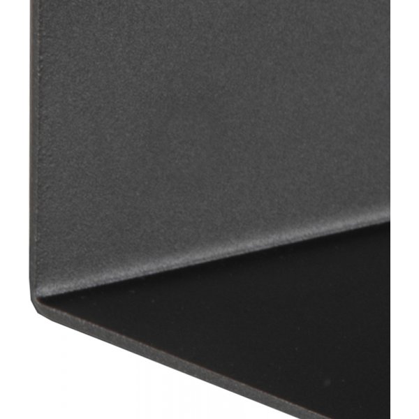 Joliet schwarzes Wandregal / Nachttisch 35x14x20 cm