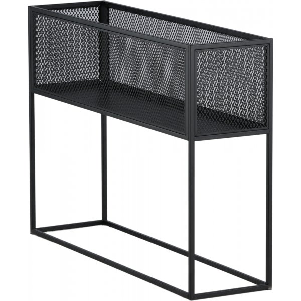 Teo-Reliefregal - Schwarz