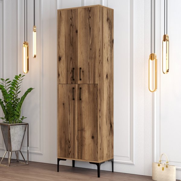 Berliner Schuhschrank - Nussbaum Berliner Schuhschrank - Nussbaum