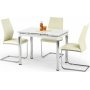 Aldona Esstisch 96-142 cm - Wei/Chrom