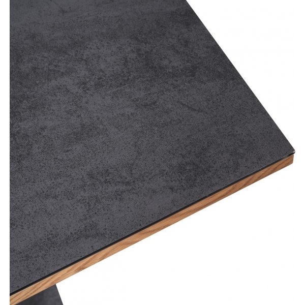 Viggen Esstisch 140-180 cm - Dunkelgrau/Eiche Viggen Esstisch 140-180 cm - Dunkelgrau/Eiche