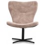 Tulpan Design Sessel - Beige (Samt)