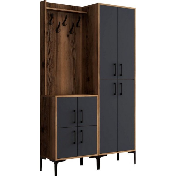 Berliner Saalmöbel ba - Nussbaum/anthrazit Berliner Saalmöbel ba - Nussbaum/anthrazit