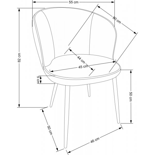 Cadeira Esszimmerstuhl 506 - Mehrfarbig Cadeira Esszimmerstuhl 506 - Mehrfarbig