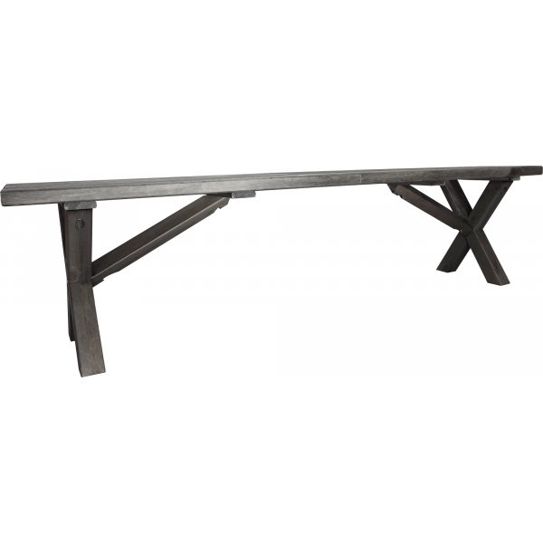 Scottsdale Sitzbank 180 cm - Shabby Chic Grau