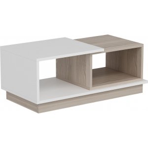 Viyana Couchtisch 90 x 45 cm - Wei/Eiche