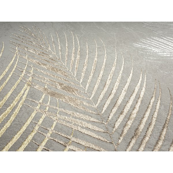 Creation Leaf maschinengewebter Teppich Silber Creation Leaf maschinengewebter Teppich Silber