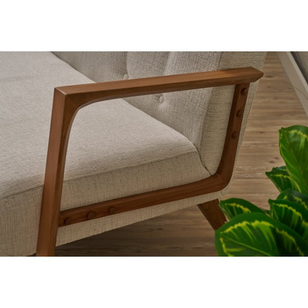 Kemer 2-Sitzer-Sofa - Creme Kemer 2-Sitzer-Sofa - Creme