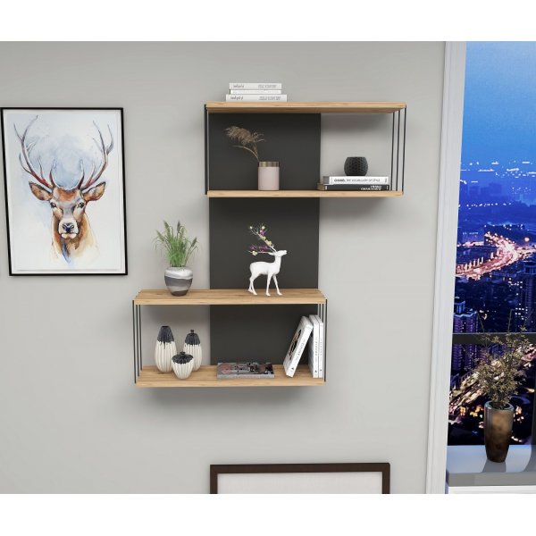 Destan Wandregal - Anthrazit/Kiefer