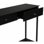 Flash Konsolentisch 100 x 31 cm - Schwarz / Messing