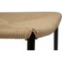 Stiletto-Esszimmerstuhl - Beige/Schwarz