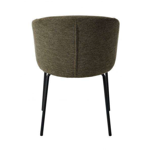 Erik Stuhl aus olivgr�nem Stoff