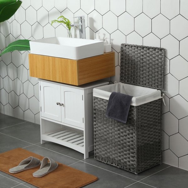 Angelika Wäschekorb 90 l - Grau Angelika Wäschekorb 90 l - Grau