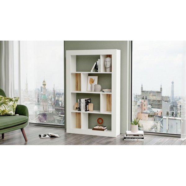 Luvio B�cherregal 22 - Eiche/wei�