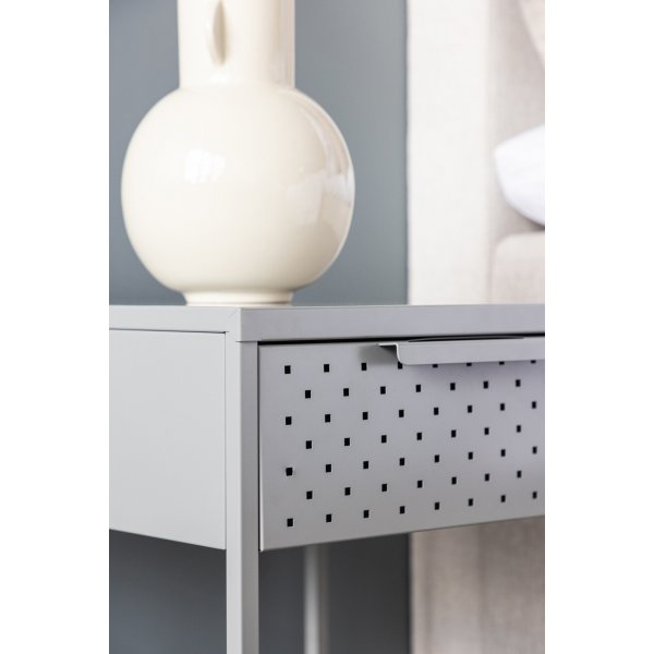 Sacramento Nachttisch - Hellgrau