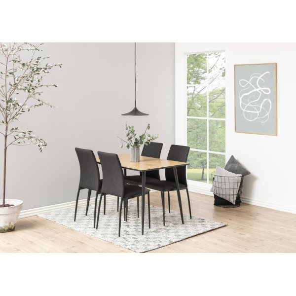 Demina Esszimmerstuhl - Dunkelgrau