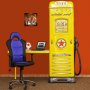Schreibtisch mit Garderobe und eingebauter Tankstelle - Jede Farbe!