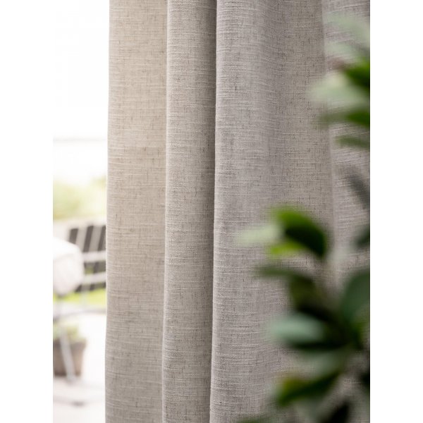 Steinvorhang 2er-Pack 2 x 130 x 280 cm - Offwhite