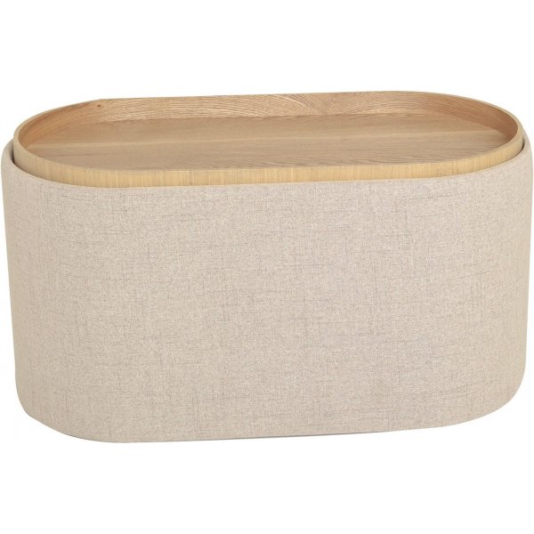 Maiko Hocker oval - Beige Maiko Hocker oval - Beige