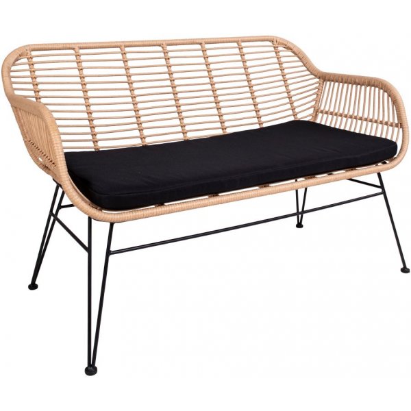 Rattansofa Trieste - Natur + Textilreinigung für Möbel Rattansofa Trieste - Natur + Textilreinigung für Möbel