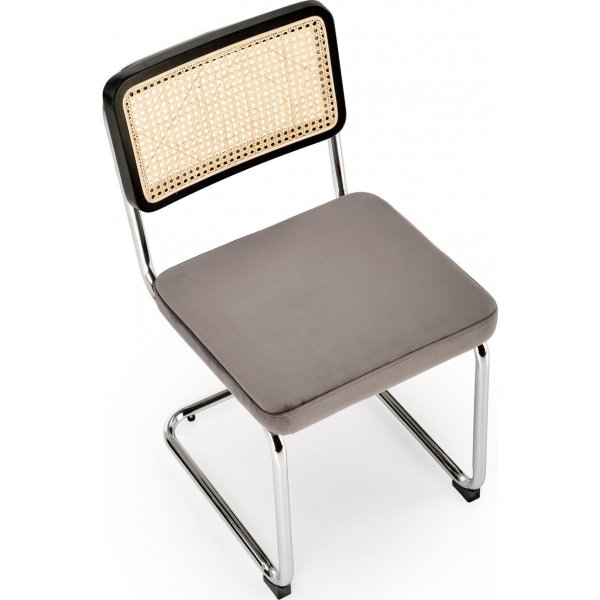 Cadeira Esszimmerstuhl 504 - Schwarz/Grau