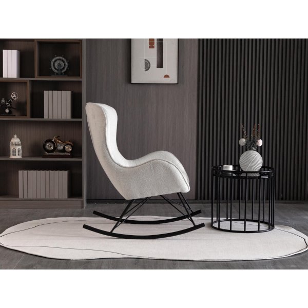 Doro Schaukelstuhl - Wei/Schwarz