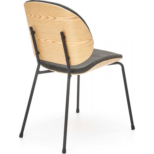 Cadeira Esszimmerstuhl 467 - Eiche/dunkelgrau